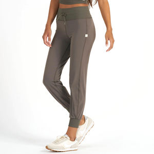Joggers que absorben el sudor de alta calidad para mujer, ropa deportiva transpirable para entrenamientos de invierno con decoración de encaje, venta al por mayor - Product Image 4