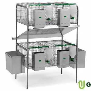 Rabbit cage 2 floors 2 nests 2 compartments. Model Castilla