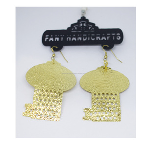 Boucles d'oreilles plaquées or tendance pour femmes, en acier inoxydable, accessoires colorés de juillet, dernières créations de boucles d'oreilles, bijoux et accessoires - Product Image 5