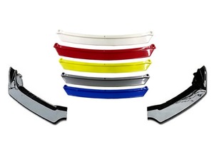 Aileron de spoiler avant universel D Line, lèvre séparatrice, lame, 4 pièces, couleur noire, bleue, rouge, jaune, blanche, plastique ABS, s'adapte à toutes les voitures - Product Image 5