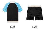 Nuevo Conjunto Deportivo de 2 Piezas para Hombre, Diseño de Invierno, Ecológico, de Secado Rápido, con Camiseta Estampada y Pantalones Cortos, Ropa Deportiva, Ropa de Playa