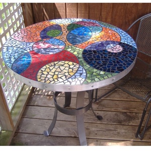 Vòng <span class=keywords><strong>Glass</strong></span> <span class=keywords><strong>Mosaic</strong></span> <span class=keywords><strong>Table</strong></span> Top - Product Image 1