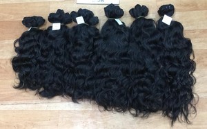 วิกต่อผมมนุษย์แท้6 "-30" แบบสองชั้นผมลอนตรงผมคนจากกัมพูชา - Product Image 2