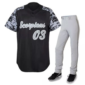 Conjunto de Pantalones Cortos y Camiseta de Béisbol Transpirable de Diseño Personalizado, Sublimación de Alta Calidad, Poliéster, Bordado Personalizado, Ropa Deportiva - Product Image 6