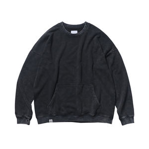 Los hombres de encargo al por mayor de algodón de lana Tie Dye con capucha del logotipo del OEM del Hip Hop piedra sudaderas con capucha Casual - Product Image 6