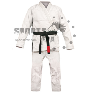 Kimono de judo brodé sur mesure - Vêtements de sport ultra légers en polyester/coton pour hommes, fabriqués au Pakistan - Product Image 2