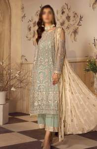 Cou de broderie lourde personnalisé, travail fait à la main et en pierre, 7 pièces - Product Image 3