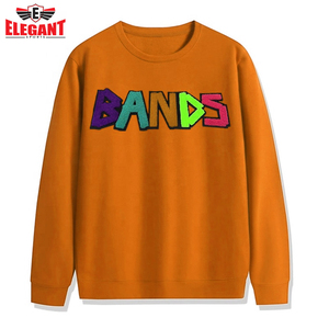 เสื้อสเวตเชิ้ตคอกลม ผู้ชาย เสื้อผ้าสั่งทำ ปักลายเรียบๆ พิมพ์ลายได้ ยูนิเซ็กซ์ เนื้อผ้าหนา ปักไหมพรม สำหรับผู้ใหญ่ - Product Image 6