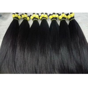 Vente en gros de cheveux Remy 2022 fabriqués au Vietnam cheveux simples en vrac haute production toutes couleurs 100% cheveux vietnamiens bruts non transformés - Product Image 2