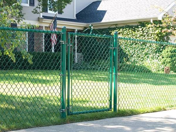 Galvanized Chain Link Fence Fabric Pvc Coated Frame