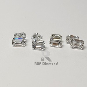 Xhpht — Lot de diamants polis, 0.80 à 0.89, polissage, ample, couleur H I, forme fantaisiste, coupé, émeraude, vente en gros - Product Image 1