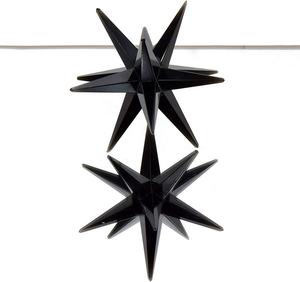 Cristal de alta calidad merkaba estrella obsidiana negra merkaba 12 puntos Reiki curación cristal cuarzo Merkaba estrella piedra preciosa al por mayor - Product Image 5