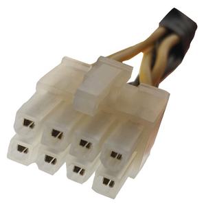 Oem 1007 AWG18 + Molex 8 Pin konektor kawat Harness dengan kabel daya dan hitam panas menyusut selubung - Product Image 2