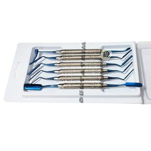 Instrumentos de Injerto Óseo Dental, Juego de 6 Piezas, Puntas Azules Precisas, Instrumentos de Injerto Óseo con Certificación CE, Paquete de 6 Años, Instrumentos Dentales - Product Image 1