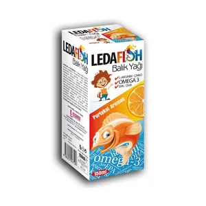 Integratore alimentare di olio di pesce di alta qualità più preferito-LEDAFISH 150 ml Omega 3 DHA EPA sciroppo integratore naturale per la salute