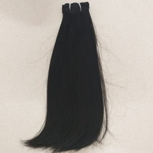 ผมต่อแบบผมอินเดียแท้ที่ยังไม่ได้ผ่านการทำผมตรงแนว100% มนุษย์มัดผมตรงจากอินเดีย - Product Image 1