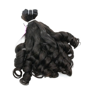 Paquete de extensión de cabello virgen vietnamita BOUNCY WAVY con cutícula alineada para pelucas de cabello humano de mujeres negras - Product Image 1