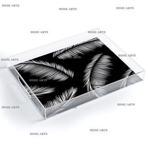 Plateau de service à thé et à café de taille personnalisée meilleure qualité avec un nouveau design plateau de service alimentaire en acrylique le plus vendu - Product Image 4