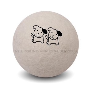 Balles de linge en feutre fait à la main, 100%, en laine de nouvelle-zélande, balles de blanchisserie avec écran imprimé pour chiots - Product Image 3