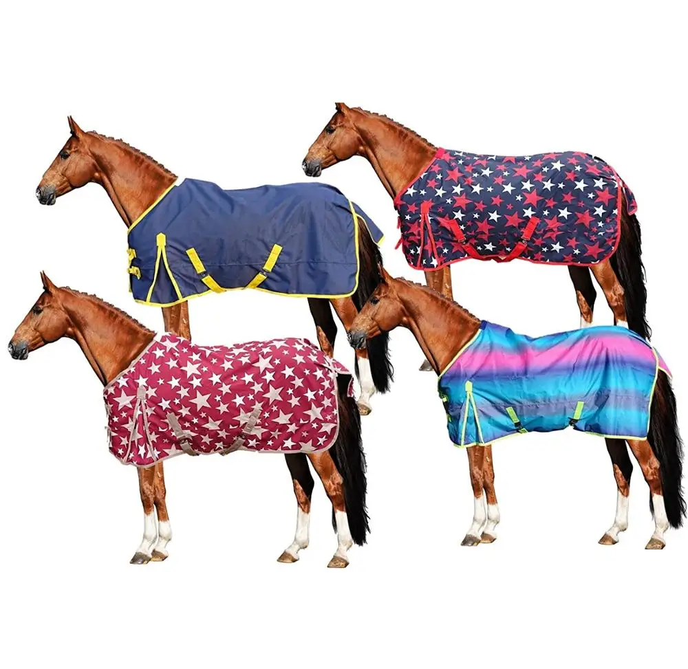 Летняя легкая лошадь Shemax без наполнения Aqua Rainbow