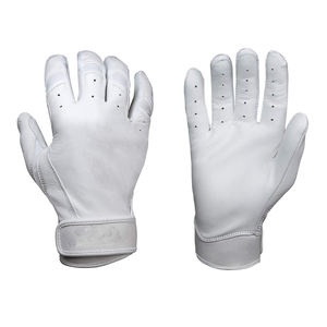 Guantes de bateo de béisbol personalizados, diseño de cuero genuino de la mejor calidad de paquistaní, venta al por mayor - Product Image 6