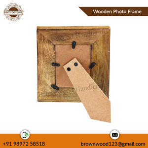 Marco de fotos de madera de mango decorativo antiguo de 15mm de grosor de color acabado en angustia blanca del fabricante y exportador indio - Product Image 4