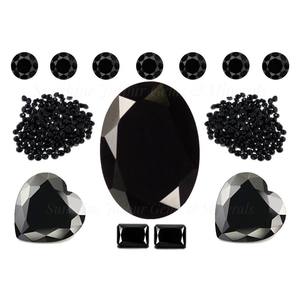 "4X6mm Cojín Corte Espinela negra natural Precio de fábrica al por mayor Piedras preciosas sueltas facetadas de alta calidad Espinela negra natural - Product Image 2