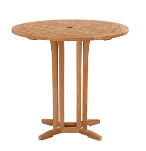 Simple Modern Outdoor <b>Round</b> <b>Bar</b> <b>Table</b> Solid Teak Wood Furniture From Indonesia - Product Image 3