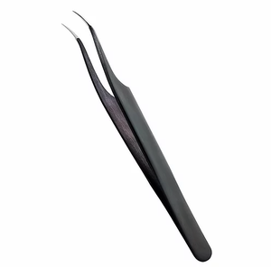 Professional Multi-Color Angled Chisel Tip Tweezer for Volume Lashes Eyelash <b>Extensions</b> and Beauty Tools - Product Image 5