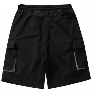 High Quality Cargo Styles <b>Shorts</b> Big Pockets <b>Men</b> Streetwear <b>Black</b> Baggy <b>Shorts</b> Fashion - Product Image 2