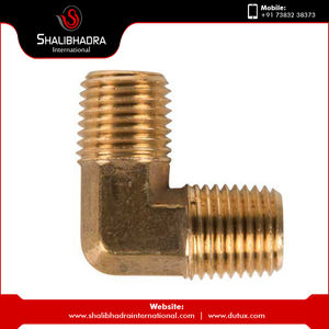 ข้อต่อท่อหัวกลมสำหรับผู้ชายลดข้อศอกทำจากทองเหลือง - Product Image 5