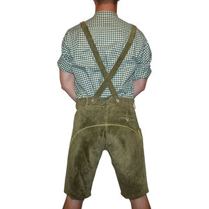 Short styliste Lederhosen pour femmes, tenue de loisirs décontractée, peau de cerf, Logo personnalisé, étiquette et Design personnalisés - Product Image 6