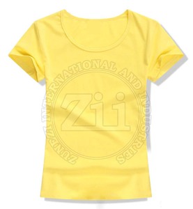 Meilleure vente grande taille femmes décontracté léger écologique coton T-Shirts nouveauté été Style Made Pakistan Logo personnalisé - Product Image 5