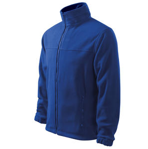Zipper Polar Fleece Jacket Plain Warm Outwear Stand Collar Full <b>Zip</b>-<b>Up</b> Jacket Adult Plain <b>Black</b> <b>Men's</b> Polar Fleece Jackets - Product Image 4