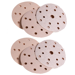 Disques abrasifs, grain 40, 8 trous, support anti-poussière, 20 pièces - Product Image 5