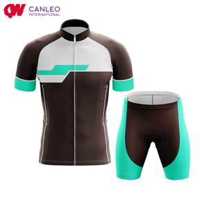 Ensembles de cyclisme d'été pour hommes Hauts et shorts à manches courtes avec combinaison en peau pour les sports de vélo et de vélo - Product Image 4