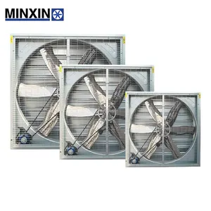 36 inç 50 inç 54 inç 60 inç sera havalandırma eksenel egzoz fanı duvara monte AC çıkarıcı fanı ile Siemens Motor