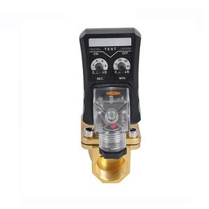 1 12 NPT 10 Bar 12 V ayarlanabilir gaz Solenoid vanalar haneli zamanlayıcı zamanlanmış selenoid vana piston montajı - Product Image 6