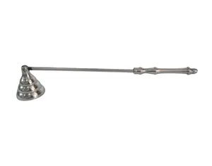 Ornamento de sino para natal, suprimentos de natal, decoração de metal de alta qualidade, vela snuffer de alumínio