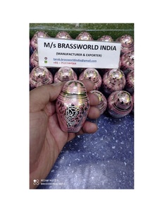 ของที่ระลึก Domtop สีม่วงทองเหลืองเผาศพอินเดีย Brassworld - Product Image 1