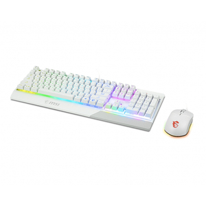 <span class=keywords><strong>MSI</strong></span> vector — ensemble <span class=keywords><strong>souris</strong></span> et <span class=keywords><strong>clavier</strong></span> de jeu, GK30, blanc - Product Image 4