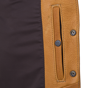 Gilet en cuir personnalisé pour homme / Gilet de motard en cuir véritable pour homme - Product Image 5