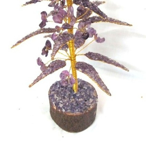 Best Saler of Amethyst Chips and Leaf Gemstone healing <b>Tree</b> : Amethyst Chips and Leaf Gemstone <b>Tree</b> for Sale - Product Image 1