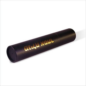 <b>Black</b> paper tube cylinder <b>box</b> high quality long round paper gift <b>box</b> made in Vietnam - Product Image 3