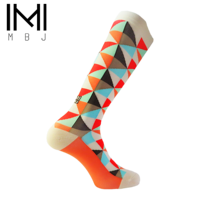 Chaussettes de badminton à compression personnalisées pour hommes Technics tricotés pour les sports d'automne
