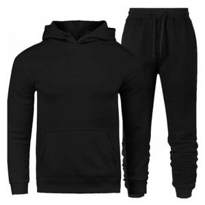 ชุดวอร์มสำหรับผู้ชายเสื้อฮู้ดสวมหัวสีพื้นปักลายเสื้อผ้าแนวสตรีทแบบกำหนดเอง - Product Image 2