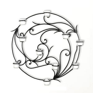 Factory Direct Sale Iron Wall <b>Medallion</b> Wall Art for Home Decorations High Demanding Design Modern Wall Decor for Sale - Product Image 1