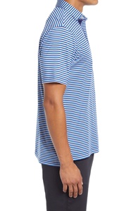 Blaine เสื้อกอล์ฟแขนสั้นแบบถักของผู้ชายเสื้อยืดผ้าฝ้ายกันเปื้อนพิมพ์ลาย100% สำหรับฤดูร้อน - Product Image 4