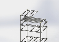 Étagère de supermarché double face robuste en métal galvanisé, dimensions personnalisées, certifiée ISO9001, Seiki Innovations Vietnam, livraison rapide
