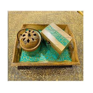 Quemador Bakhoor de fregona multicolor de diseñador con vajilla de Calidad exclusiva Quemador Mabkhar Oud para proveedor mayorista - Product Image 6